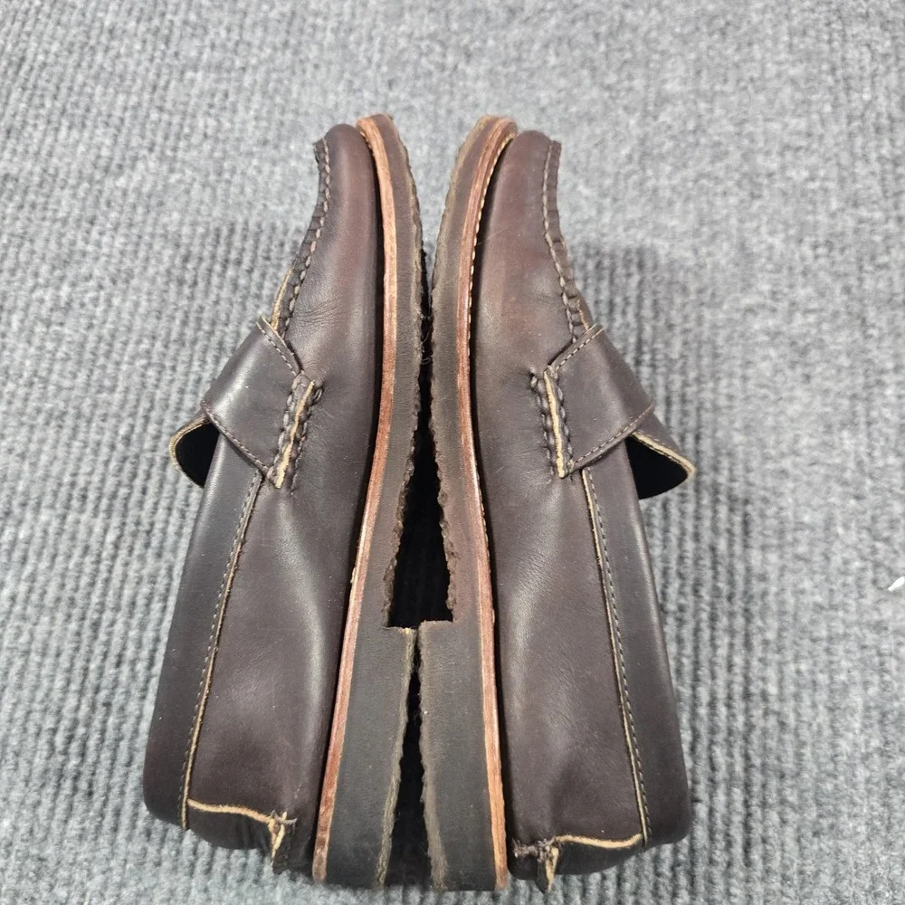 Bills Khakis X Rancourt Driving Shoes Mens 9 D Brown Leather Lactae Hevea USA